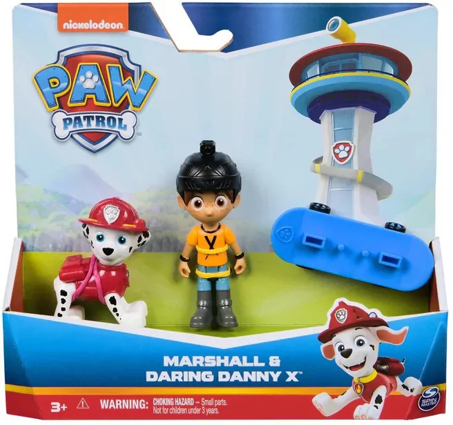 Marshall i Odważny Danny X. Zestaw figurek Psi Patrol - tantis.pl