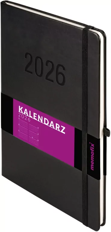Kalendarz 2026 B5 Memofix TDW czarny - tantis.pl