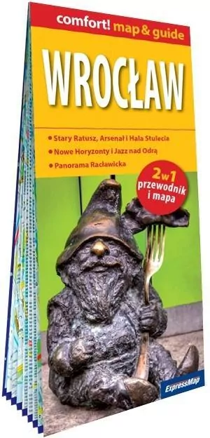 Wrocław laminowany map&guide 2w1 - tantis.pl