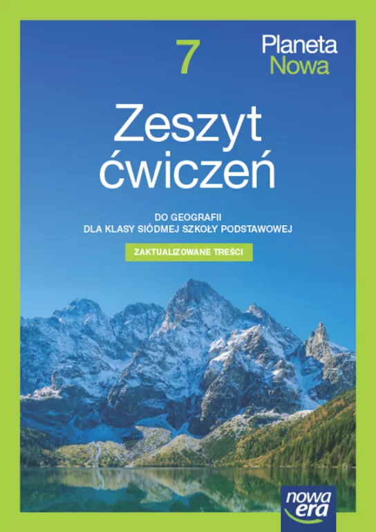 Zeszyt Ćwiczeń Geografia SP 7 Planeta nowa - tantis.pl