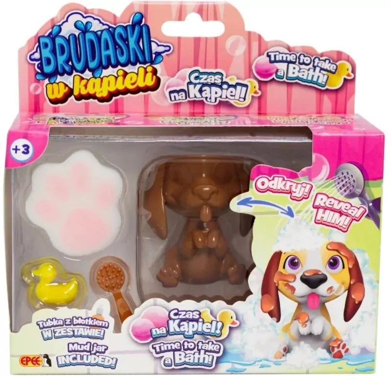 Brudaski w kąpieli piesek Beagle biało-żółty - tantis.pl