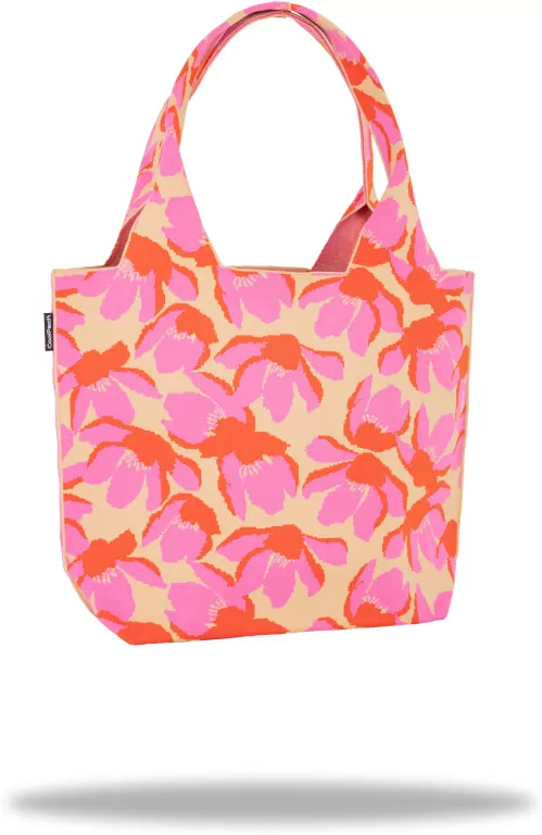 Torba na ramię Coolpack Knitted Bag Flores Rosa - tantis.pl