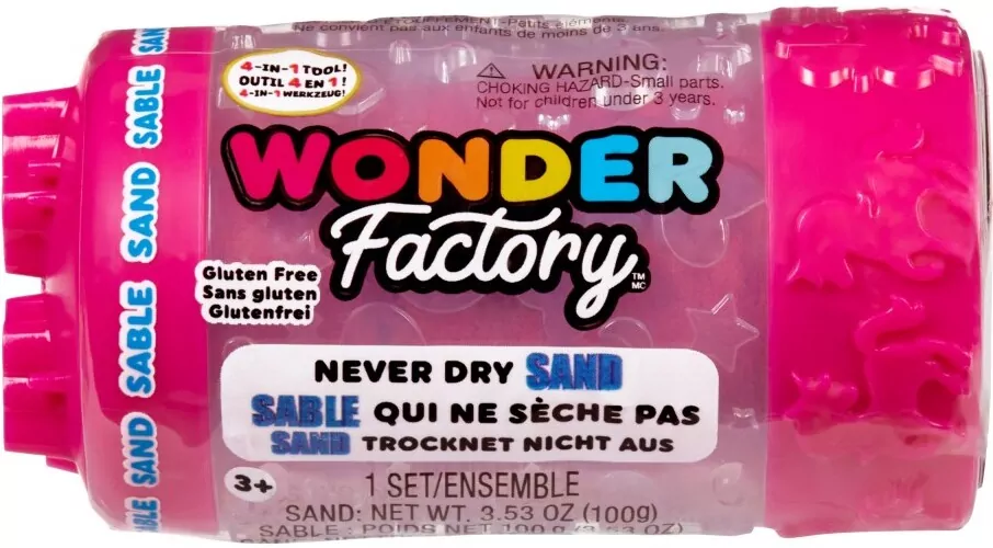 Wonder Factory Never Dry Sand Singles - Magenta - tantis.pl