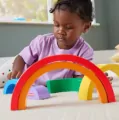 Fisher-Price. Drewniana tęcza do układania - tantis.pl