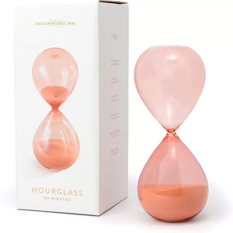 Klepsydra biurkowa peachy ombre 30min - tantis.pl
