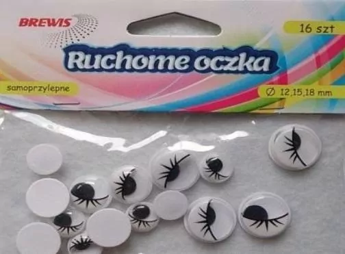 Ruchome oczka z rzęsami - tantis.pl