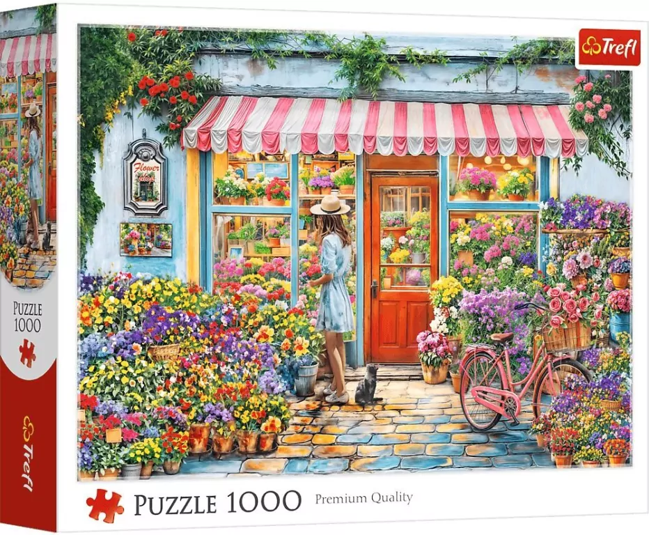 Puzzle 1000 Kwiaciarnia TREFL - tantis.pl