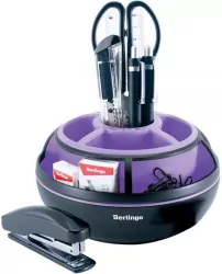 Organizer obrotowy Instinct czarno-fioletowy + 9el