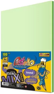 Papier ksero A4 80g 5 kolorów zielonych 100 arkusz