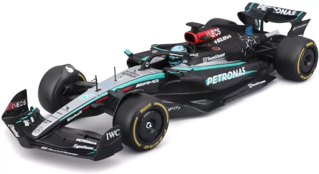 Formula With Helmet & Plastic Stand Mercedes-Amg - tantis.pl