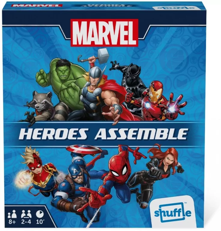 Gra Shuffle Marvel Heroes Assemble (PL) - tantis.pl