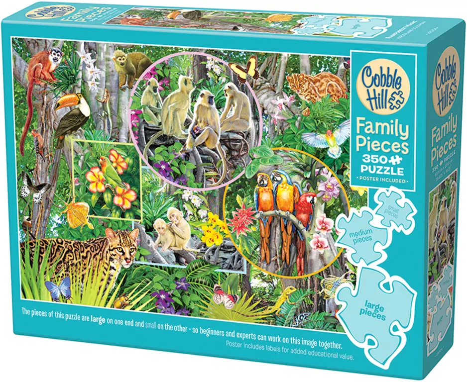 Puzzle 350 Magiczny las deszczowy 112676 - tantis.pl