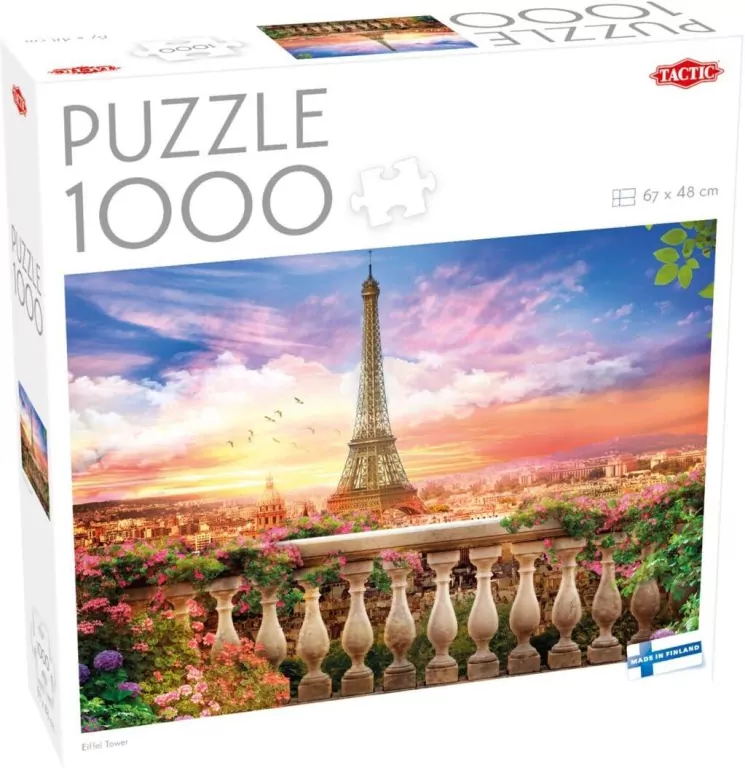 Puzzle 1000 Lovers Eiffel Tower - tantis.pl
