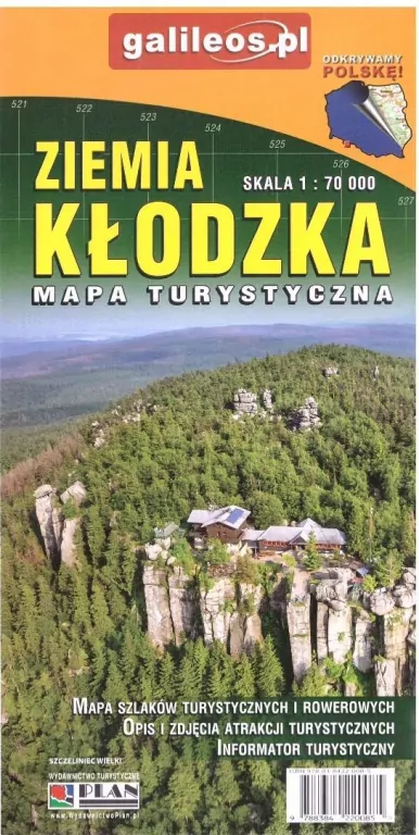 Mapa turystyczna - Ziemia Kłodzka 1:70 000 w.2026 - tantis.pl