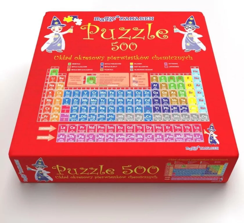 Puzzle 500. Układ okresowy pierwiastków - tantis.pl