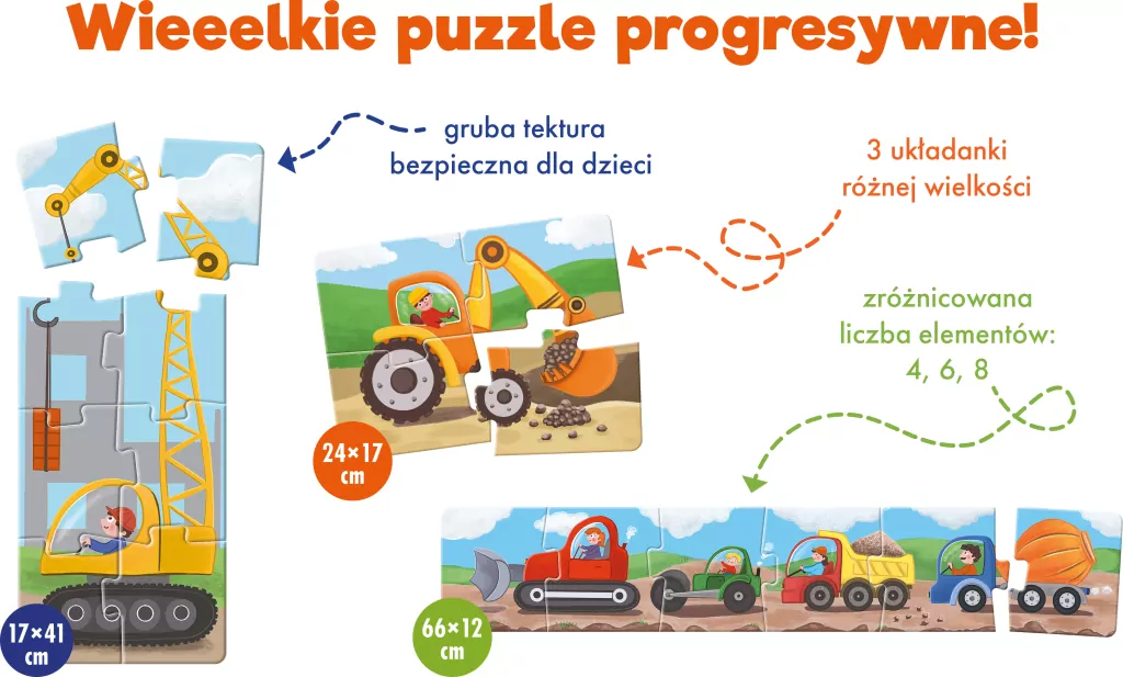 Plac budowy. Pierwsze duże puzzle - tantis.pl