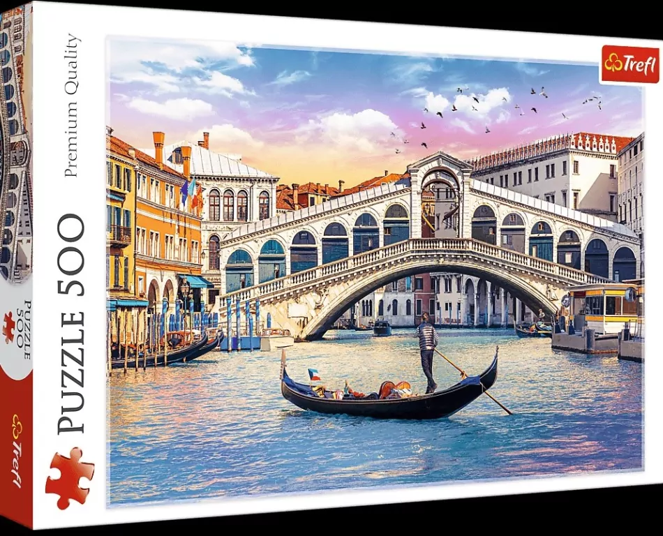 Puzzle 500. Most Rialto, Wenecja TREFL - tantis.pl