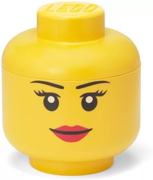 LEGO(R) pojemnik główka small - girl - tantis.pl