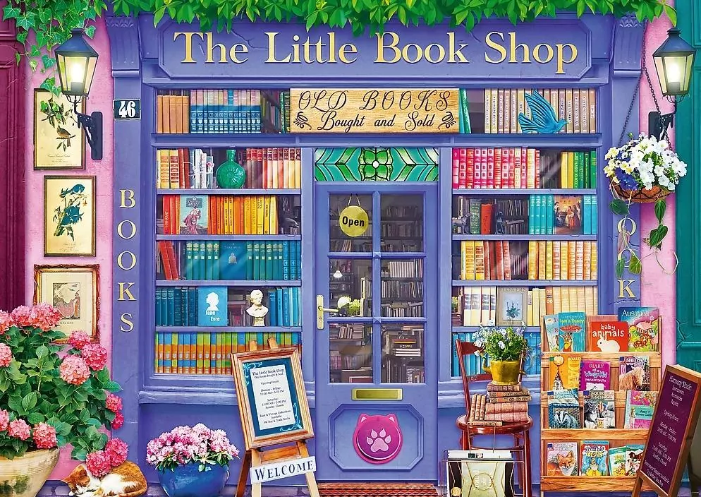 Puzzle 500 Tea Time Sklepik z książkami TREFL - tantis.pl