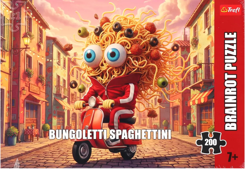 Puzzle 200 BrainRots Bungoletti Spaghettini TREFL - tantis.pl