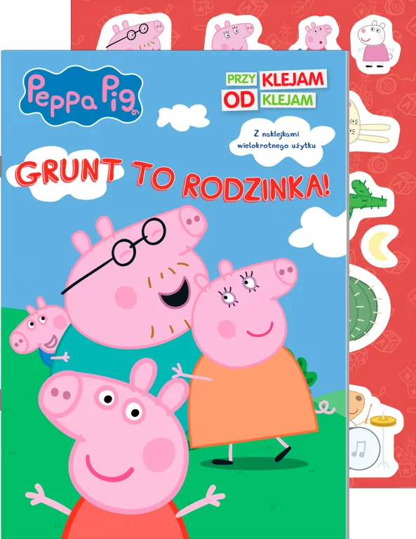 Peppa Pig. Przyklejam Odklejam cz. 5 Grunt  to rodzinka - tantis.pl