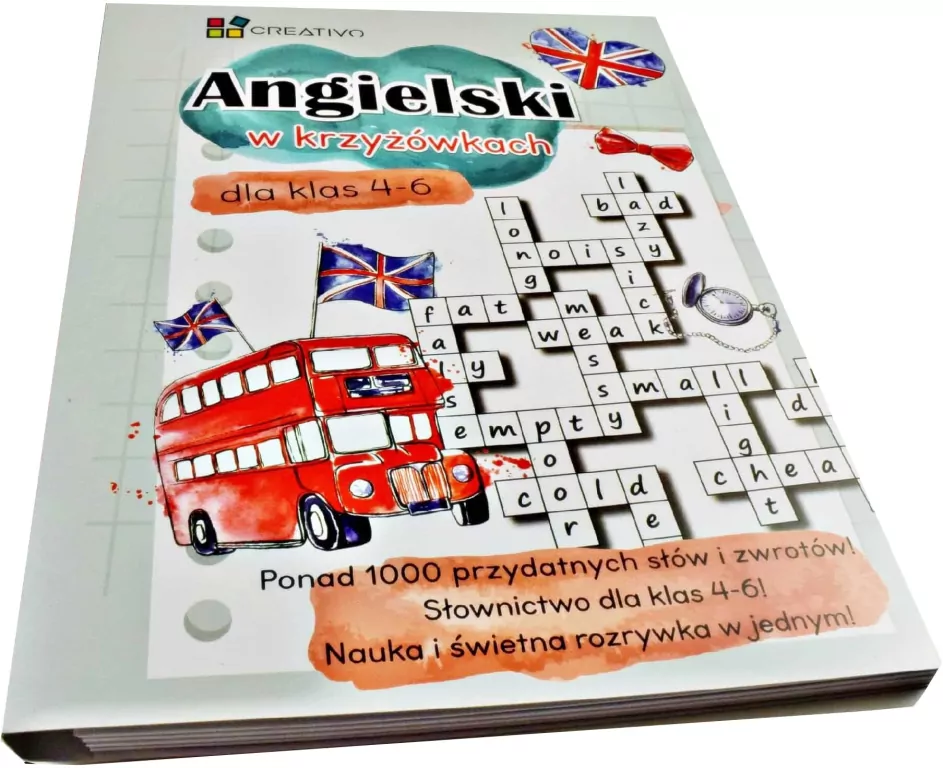 Angielski w krzyżówkach dla klas 4-6 - tantis.pl