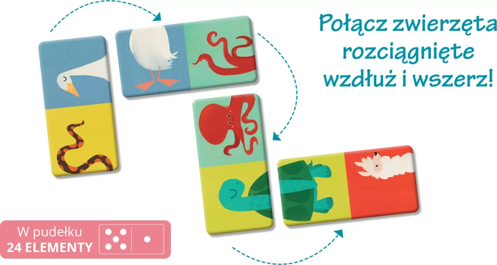 Jakie to zwierzę? Domino. Kapitan Nauka - tantis.pl