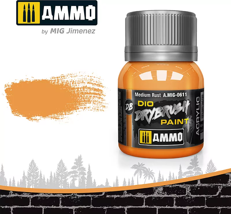 Ammo: DIO Drybrush - Medium Rust - tantis.pl