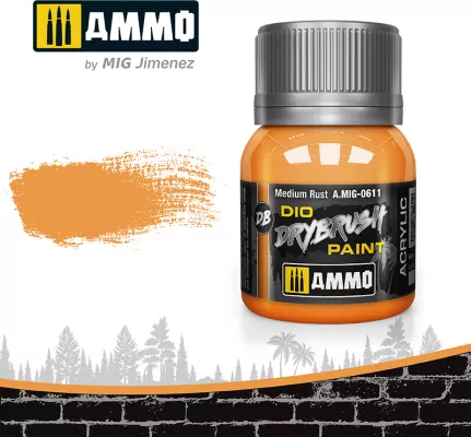Ammo: DIO Drybrush - Medium Rust