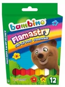 Flamastry 12 kolorów - tantis.pl