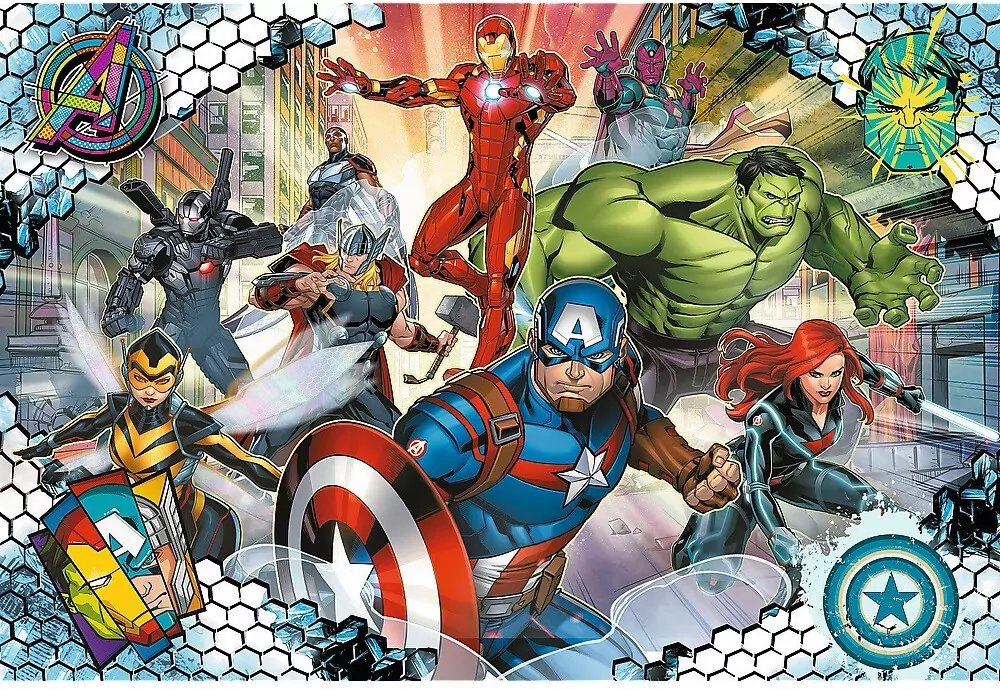 Trefl. Puzzle 100 Sławni Avengers/Disney Marvel - tantis.pl