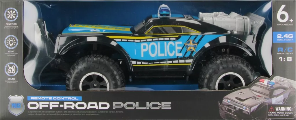 Auto Policja zdalnie sterowane MEGA CREATIVE 542755 - tantis.pl