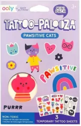 Tatuaże zmywalne mini Tattoo Palooza - Koty
