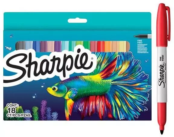 Markery permanentne F 18 kolorów - tantis.pl