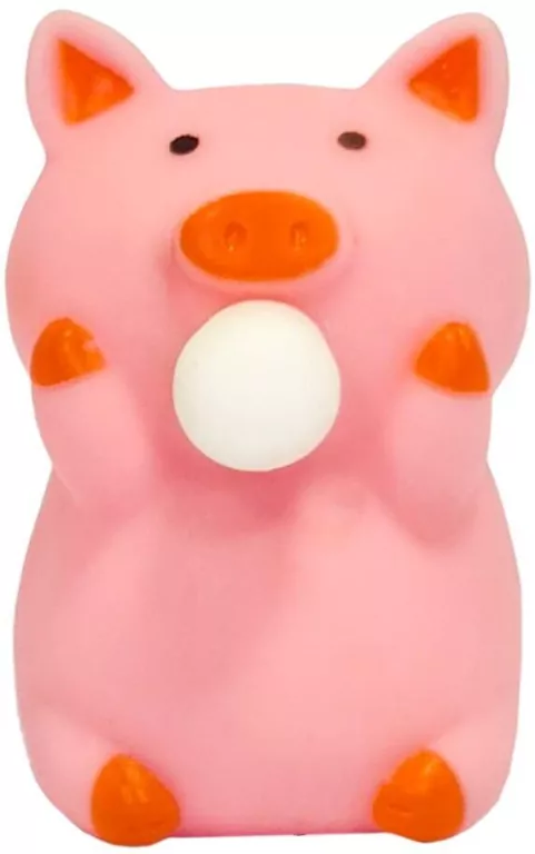 Gniotek z gumą balonową. Świnka - tantis.pl