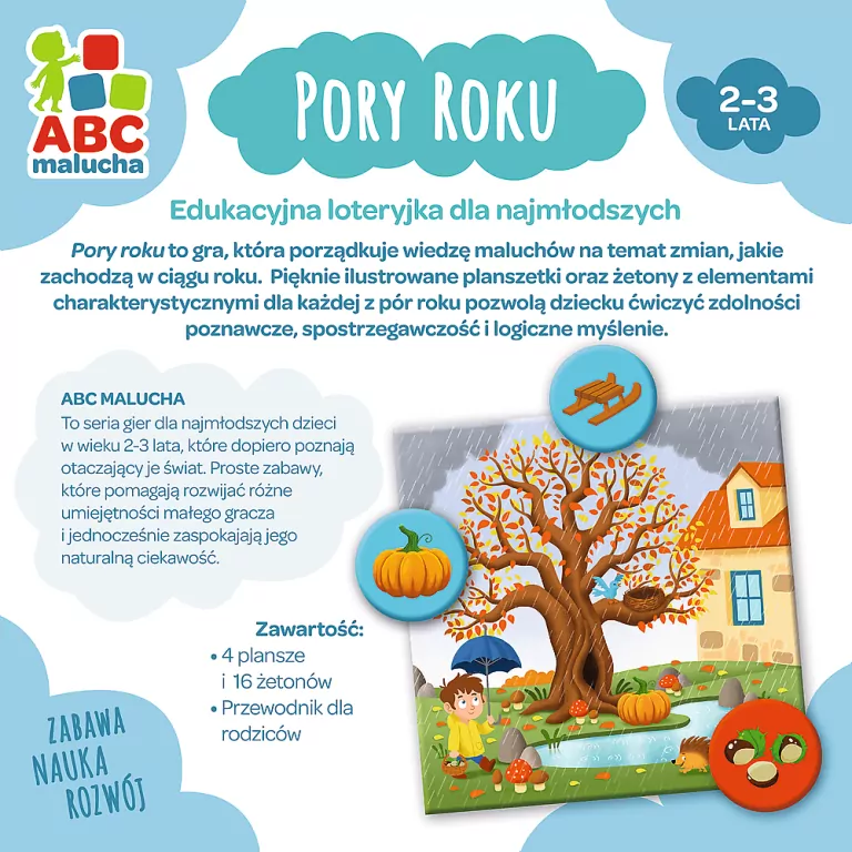 Pory roku. Gra Edukacyjna ABC Malucha - tantis.pl
