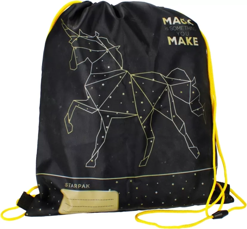 Worek na ramię Gold Unicorn STARPAK - tantis.pl
