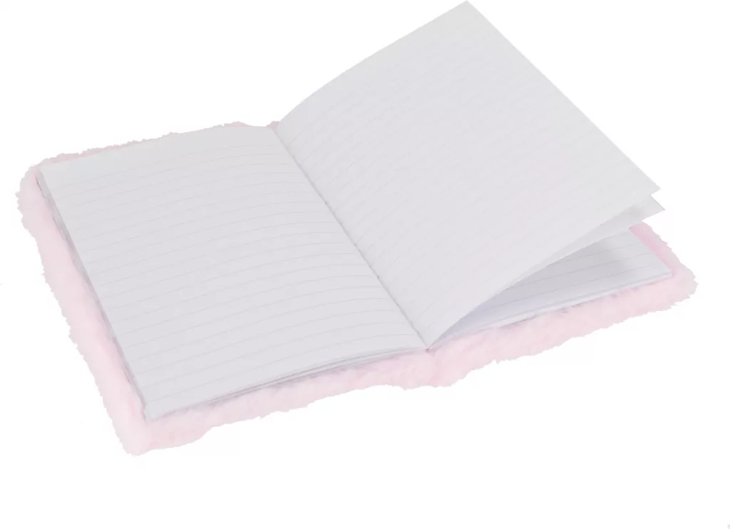 Pamiętnik pluszowy Królik z kłódką + długopis - tantis.pl