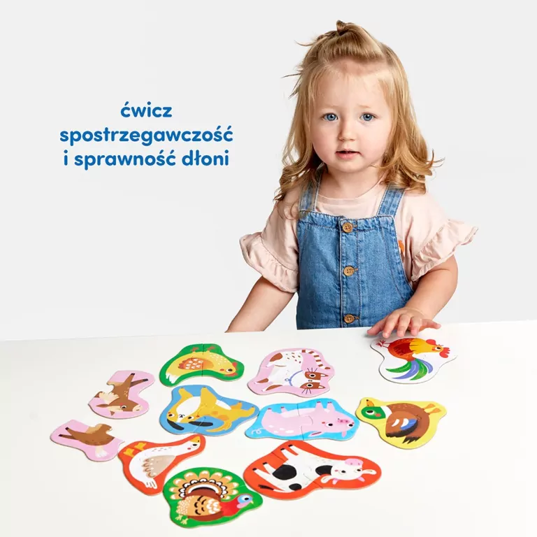 CzuCzu. Moje Zwierzątka. Puzzle do pary.  18m+ - tantis.pl