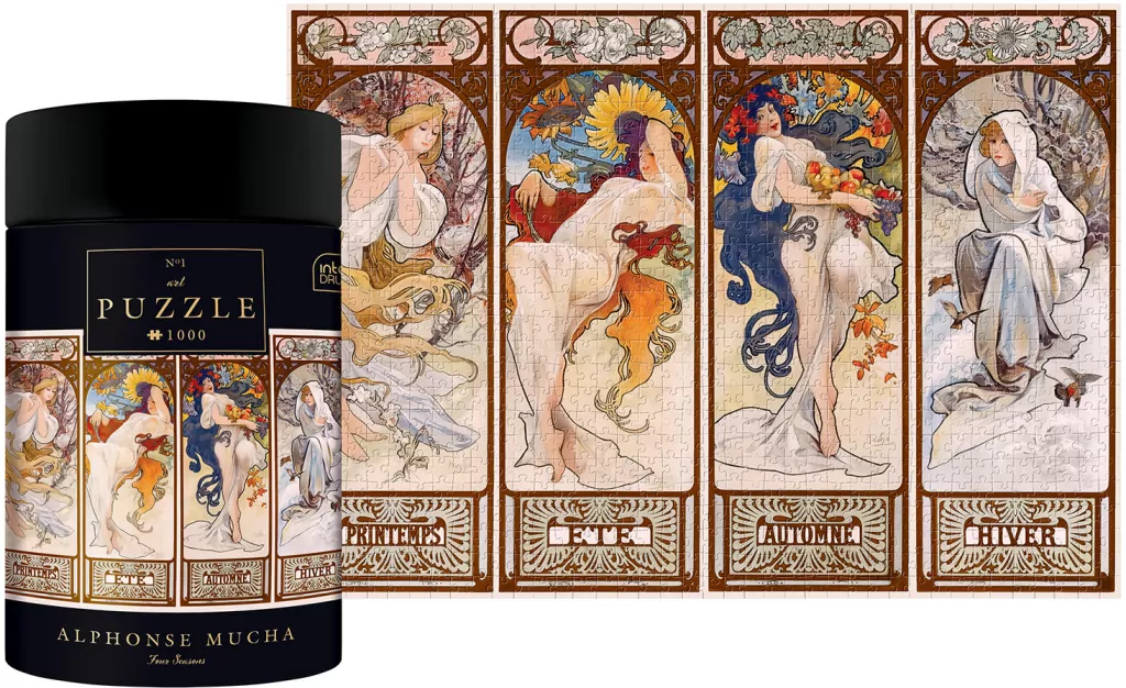 Puzzle 1000. Art 1 Alphonse Mucha - tantis.pl