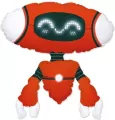 Balon Flexmetal foliowy Robot Red 68cm - tantis.pl