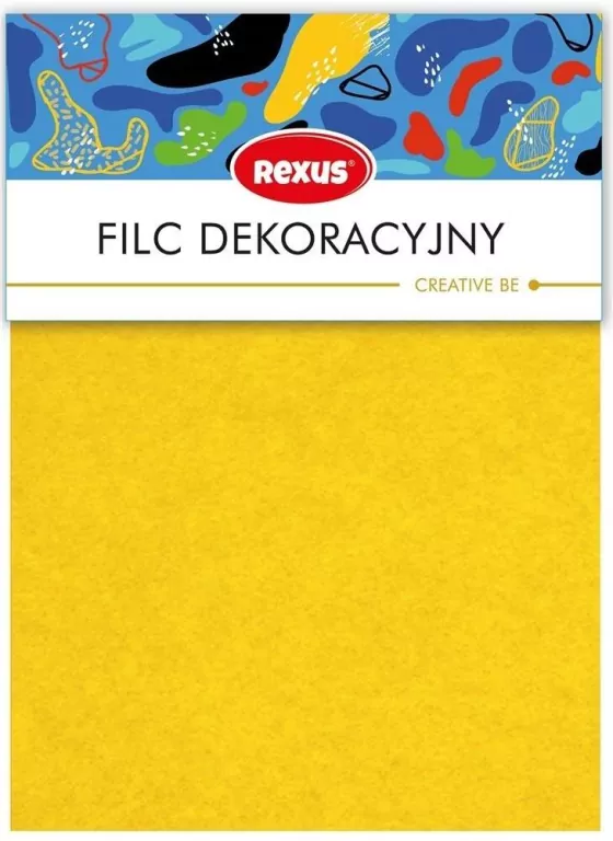 Zestaw filców dekoracyjnych A4. 10 kolorów - tantis.pl