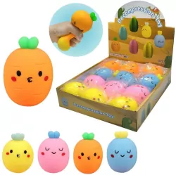 Gniotek marchewka do ściskania MIX