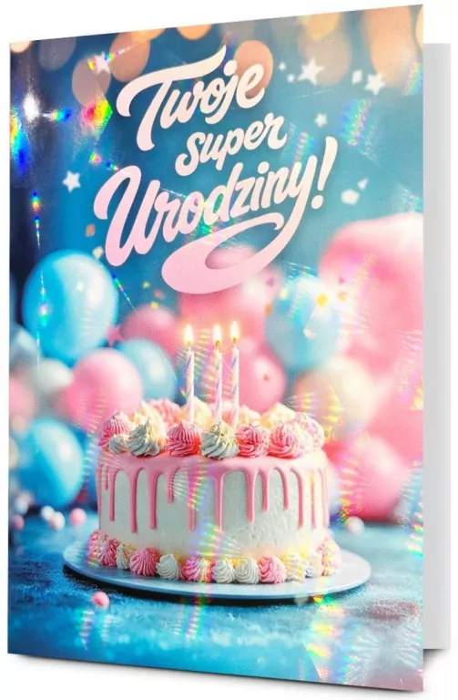 Karnet B6 Urodziny - tantis.pl