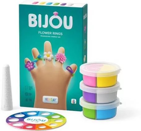 Hey Clay Bijou. Flower rings - tantis.pl