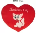 Poduszka Serce kotek 15cm - tantis.pl