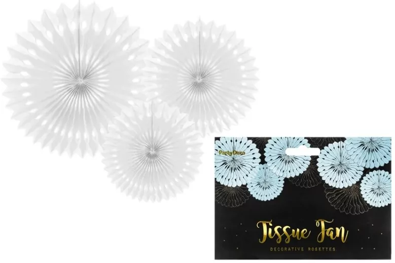 Rozety dekoracyjne białe 20x30cm - tantis.pl