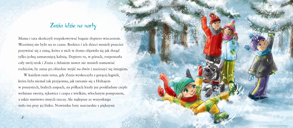 Zuzia na nartach. Zuzia i dobre wróżki. Tom 5 - tantis.pl