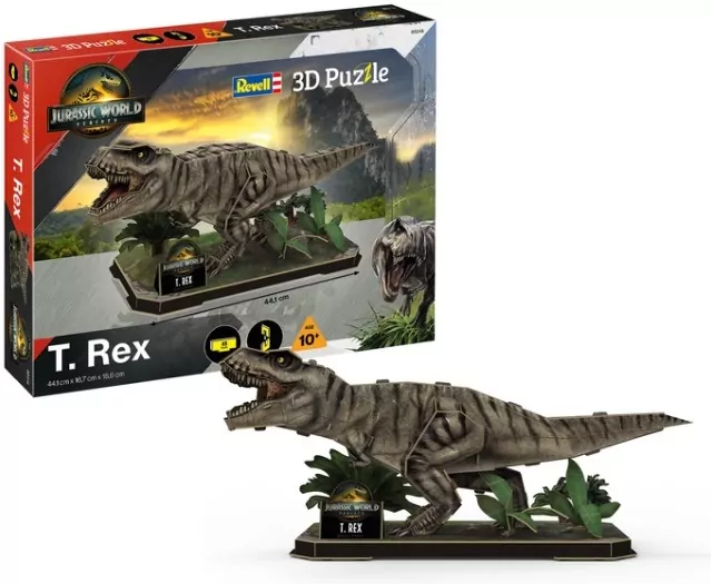 Puzzle 3D Jurassic World Rebirth - T. Rex - tantis.pl
