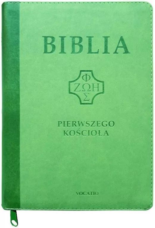 Biblia pierwszego Kościoła z paginat. suwak zieleń - tantis.pl